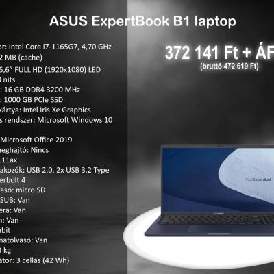 Asus Expertbook B1 laptop
