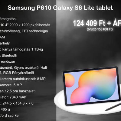 Samsung P610 Galaxy Tab S6 Lite Tablet